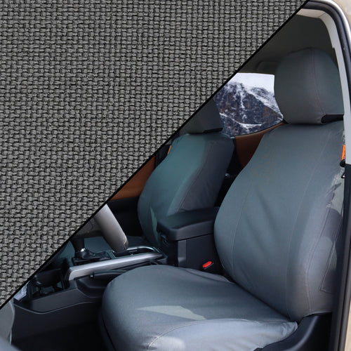 Durafit Seat Covers, 2006-2021 Isuzu NPR Front 40/60 Split Bench and Rear  Solid Bench Seat. Front&Back Exact Fit Seat Covers in Gray Endura Fabric