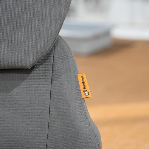 Close up of the 1000 denier Cordura fabric that the seat cover is made from.