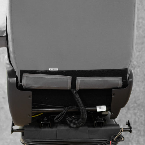 ISRI seat cover, back of the seat cover detail