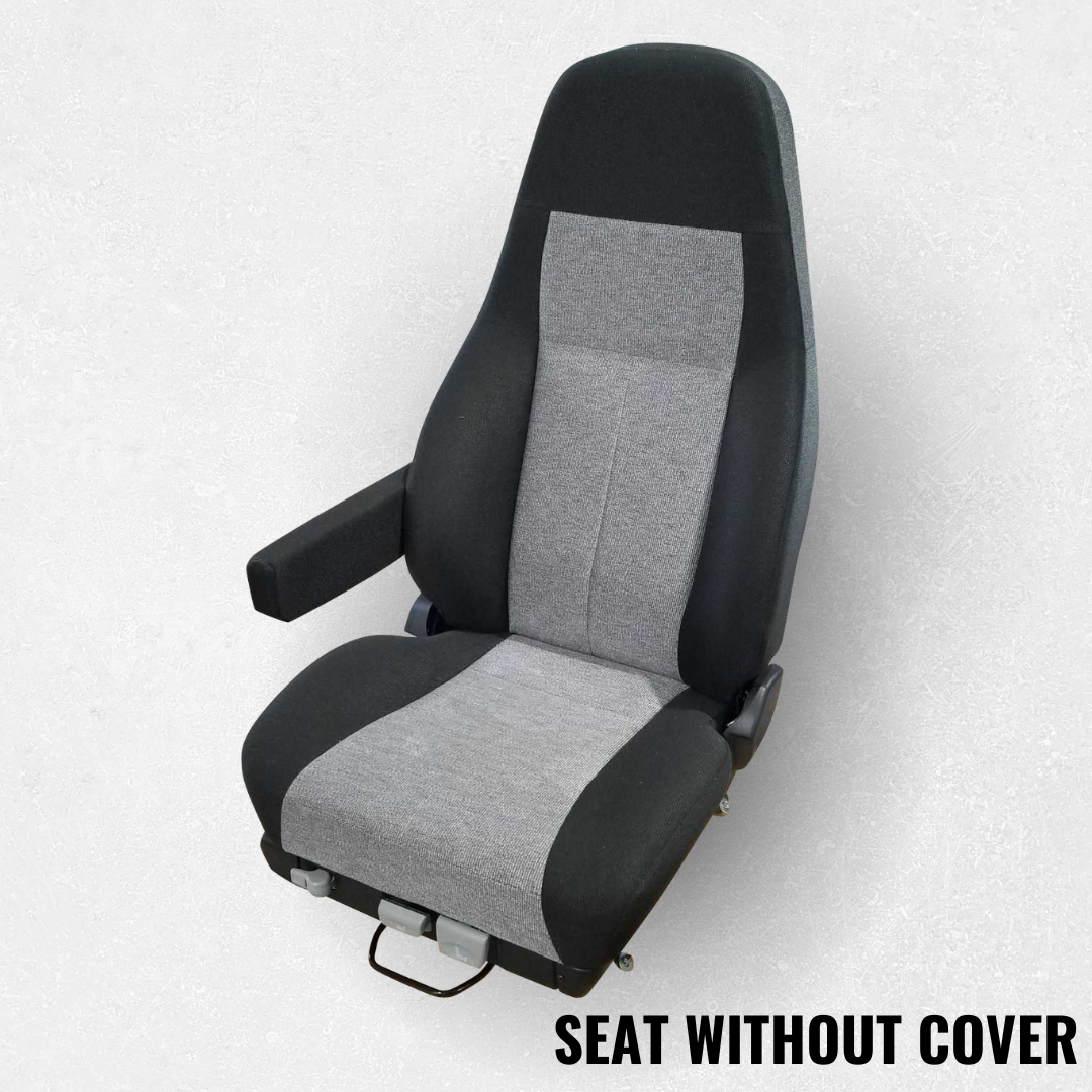 Freightliner Cascadia Air Ride High Back Seat Cover w/ Dual Armrests (S0326009)