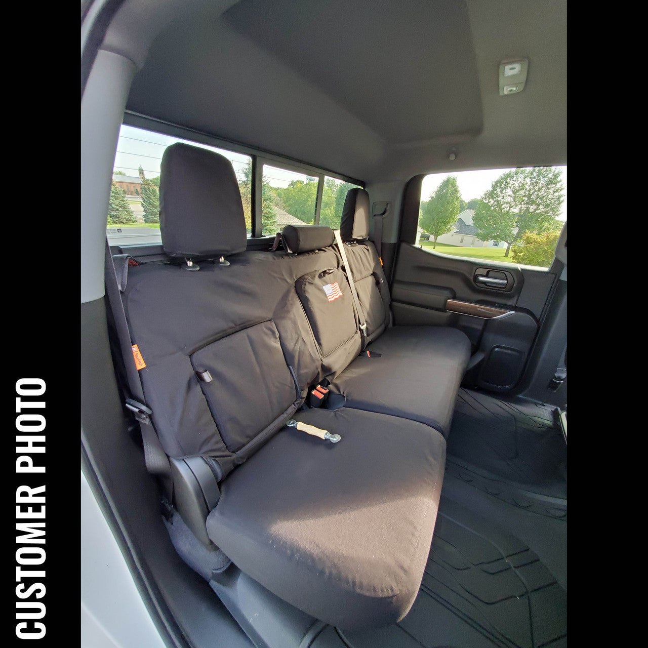 Rear Seat Covers for Chevy & GMC Trucks (W0655016) - Sportweave