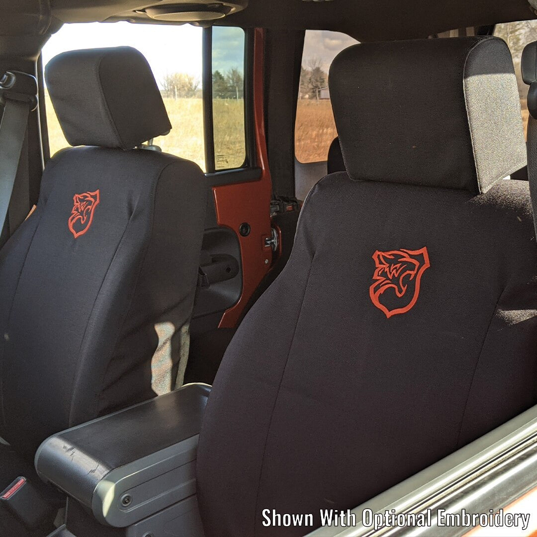 Jeep Wrangler JKU Front Antimicrobial Seat Covers (W0721044)