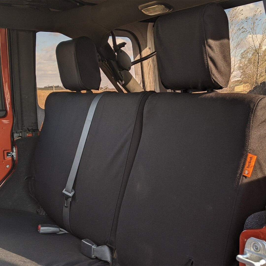 Jeep Wrangler JKU Rear Antimicrobial Seat Covers (W0755012)