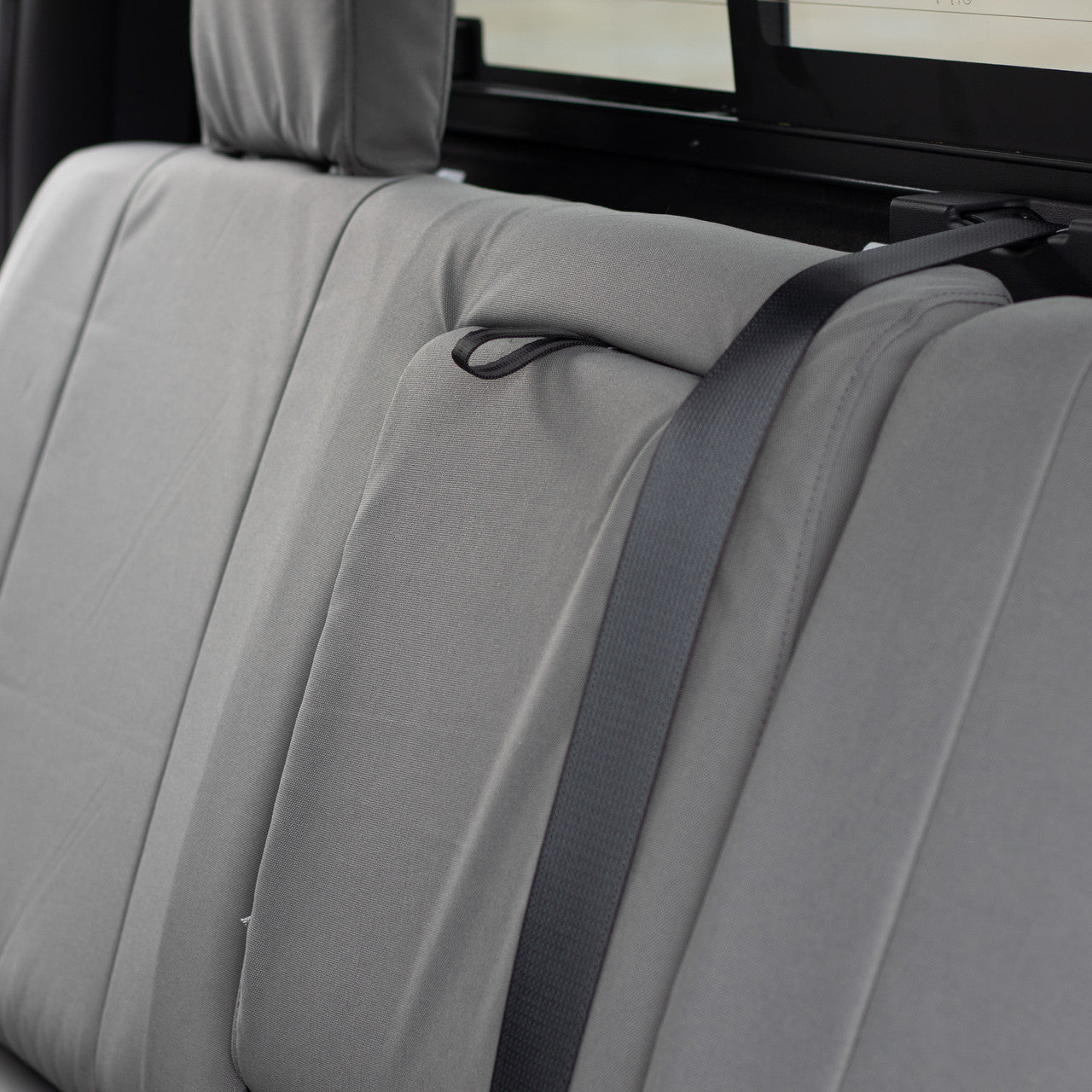 TigerTough Rear Seat Covers for the Nissan Titan.